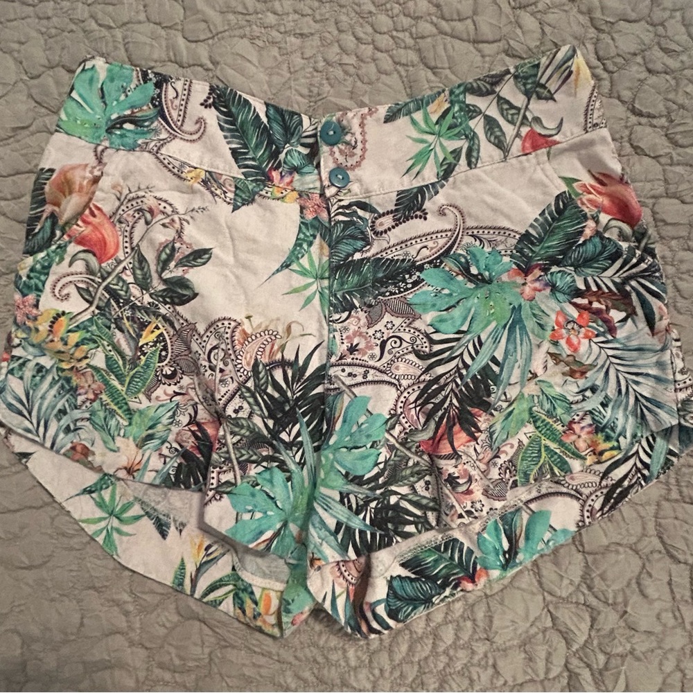 Tropical Print Women's Shorts
